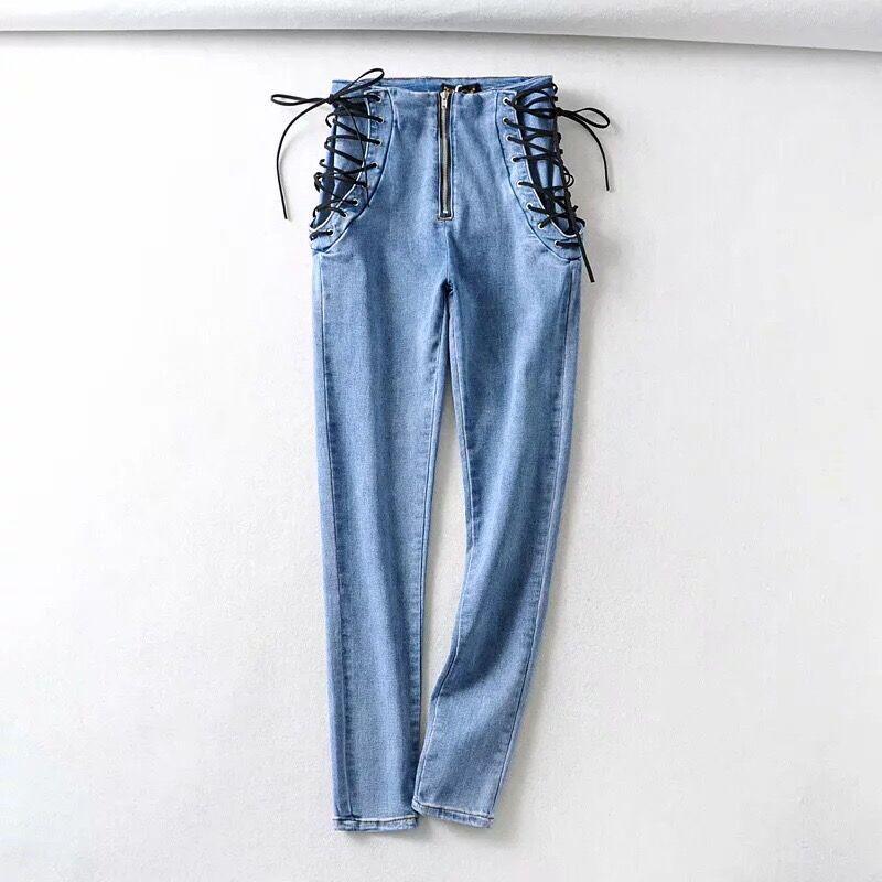 Lace Up Back Pants