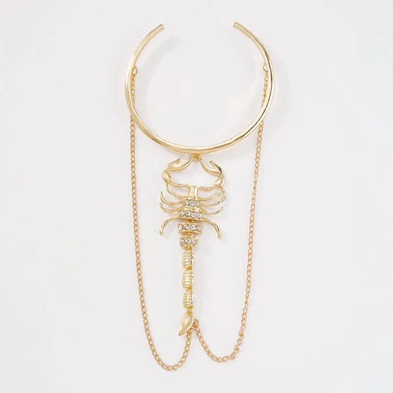 Gothic Creative Geometric Scorpion Arm Ring