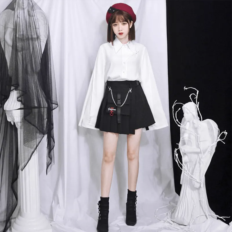 Gothic Irregular Skirt
