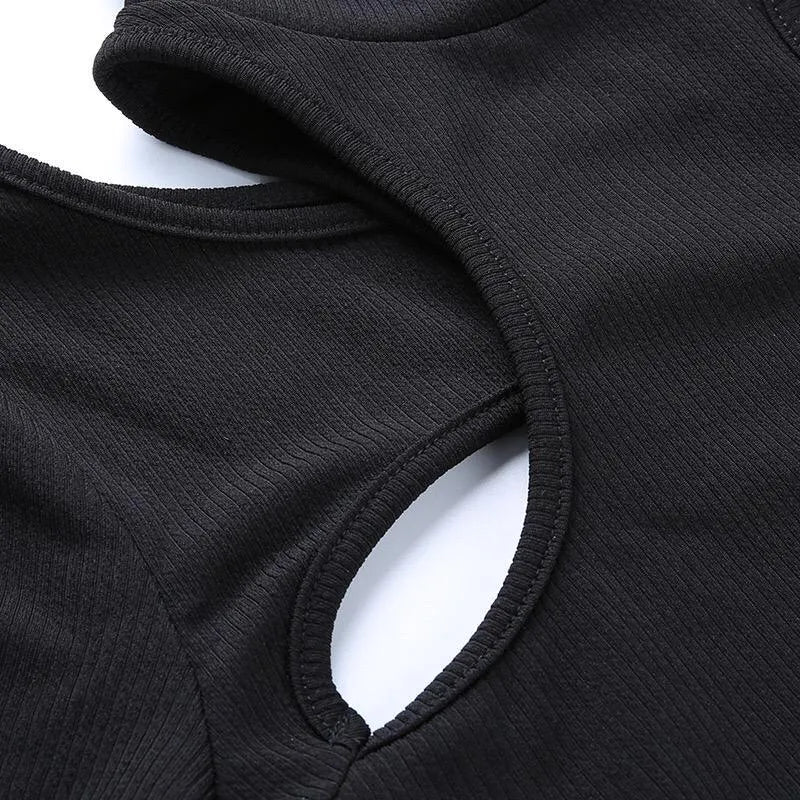 Cross-Out Long Sleeve Top