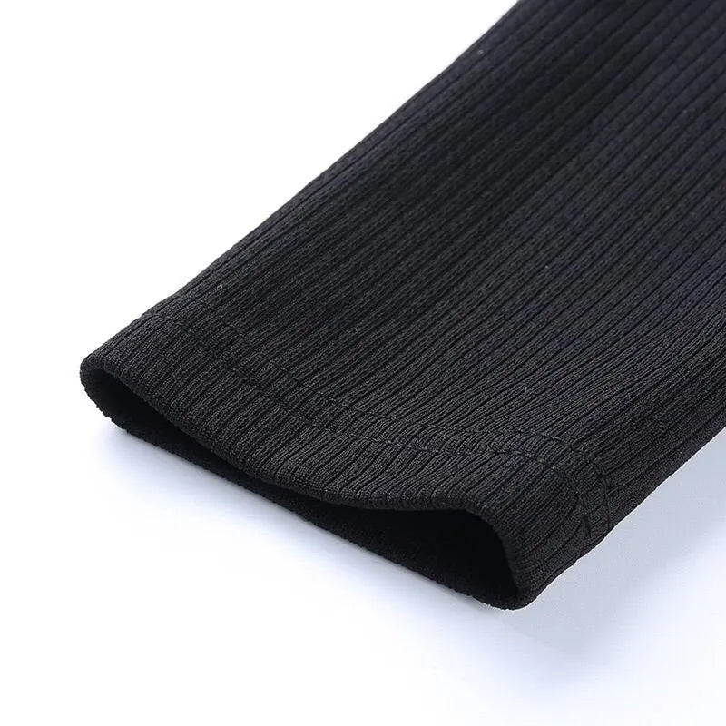 Cross-Out Long Sleeve Top