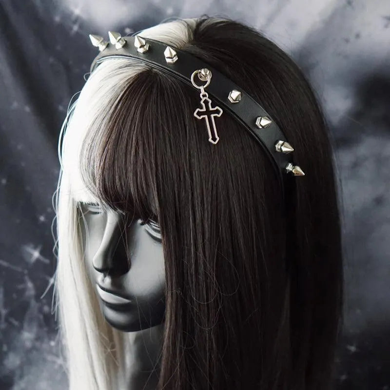 Punk Rivet Hair Band