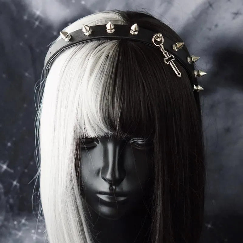 Punk Rivet Hair Band