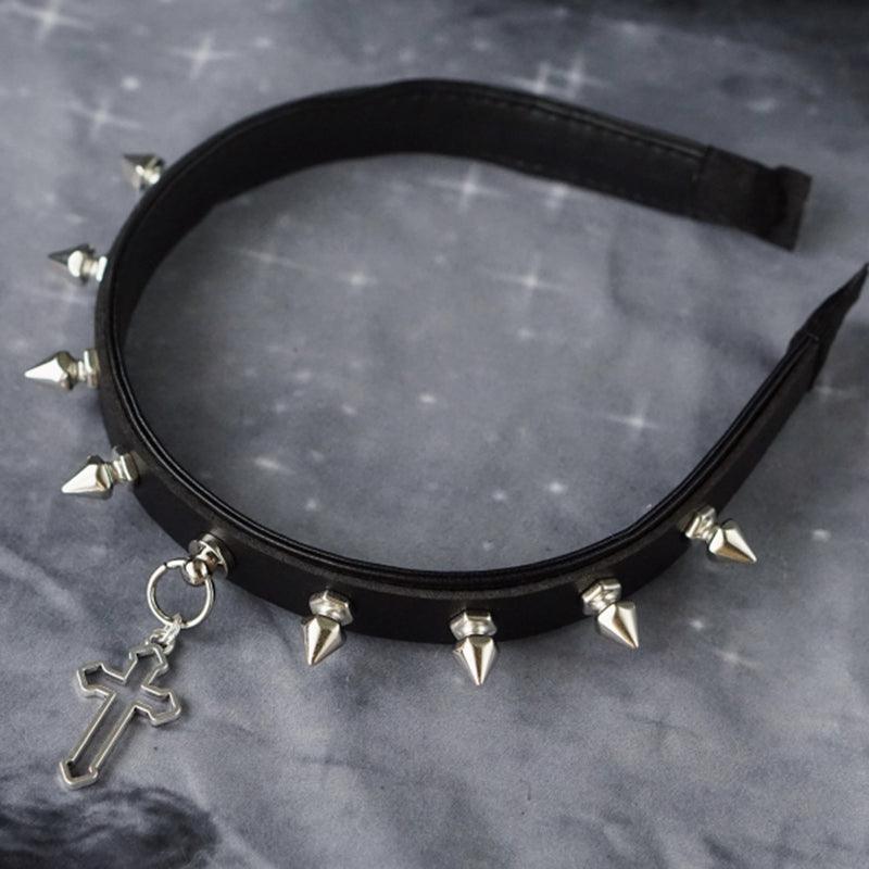 Punk Rivet Hair Band