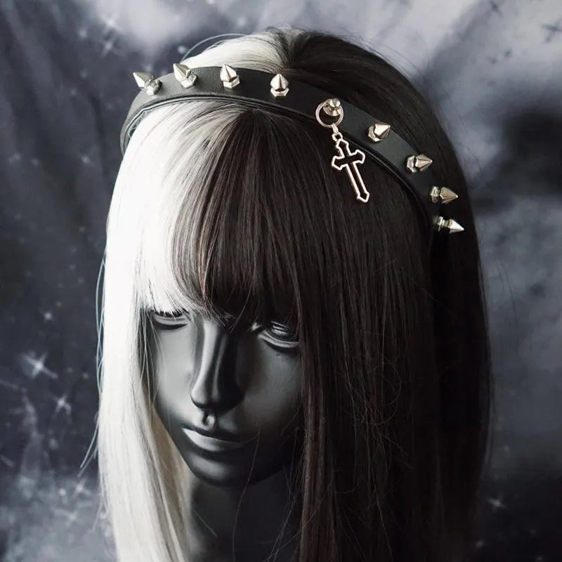 Punk Rivet Hair Band