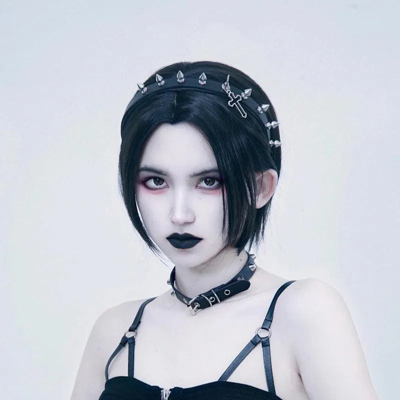 Punk Rivet Hair Band