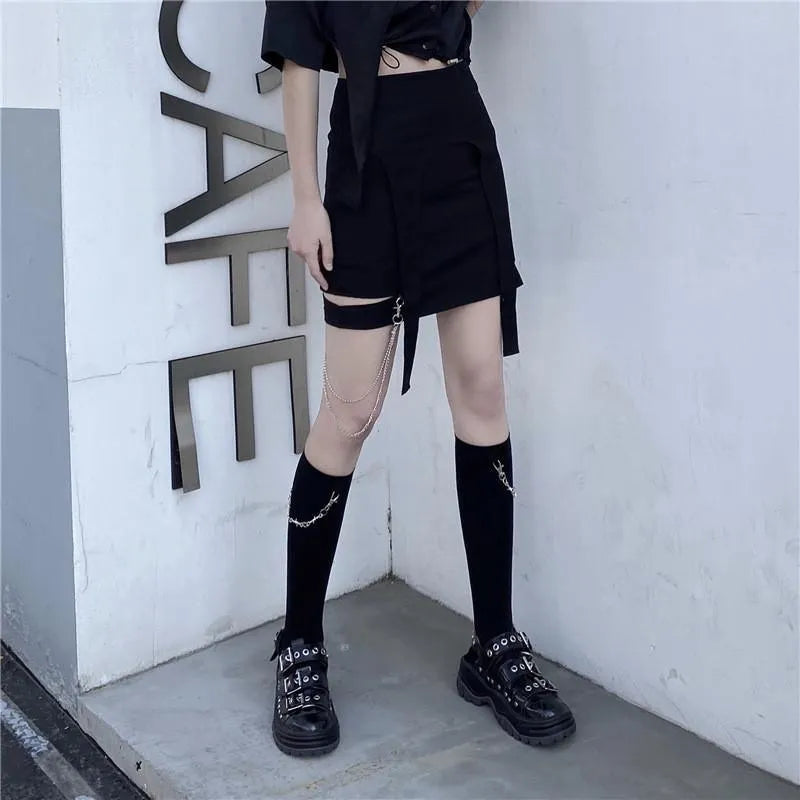 Chain Knee High Socks