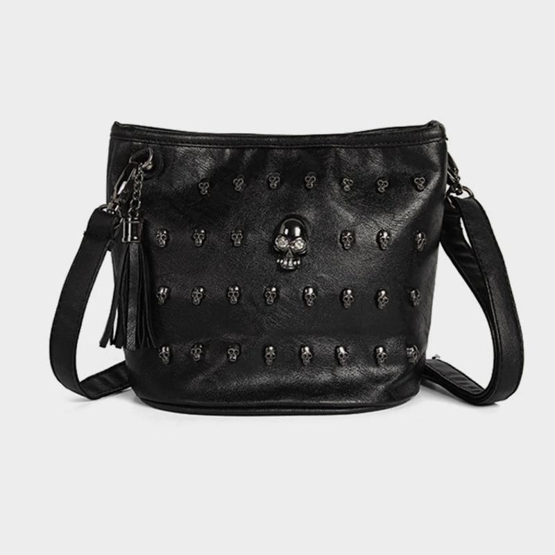 Skull Face Studded Purse