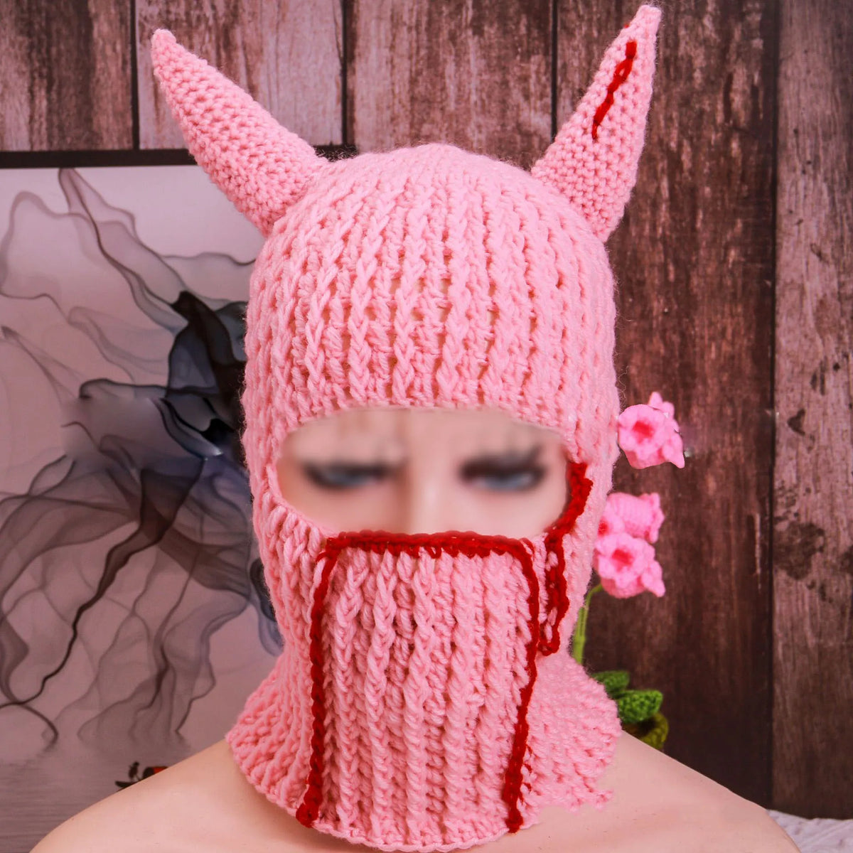 Step Away Christmas Ski Mask