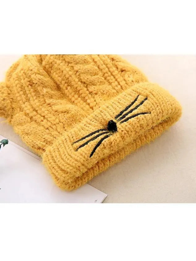 Kawaii Cat Ear Beanie