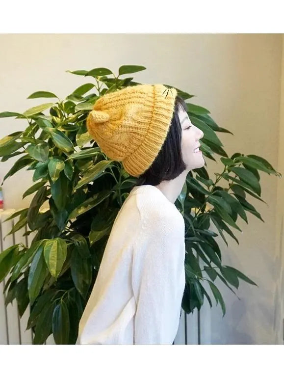 Kawaii Cat Ear Beanie