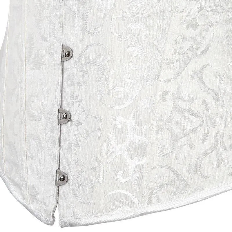 Short Sleeves Lace Corset Top