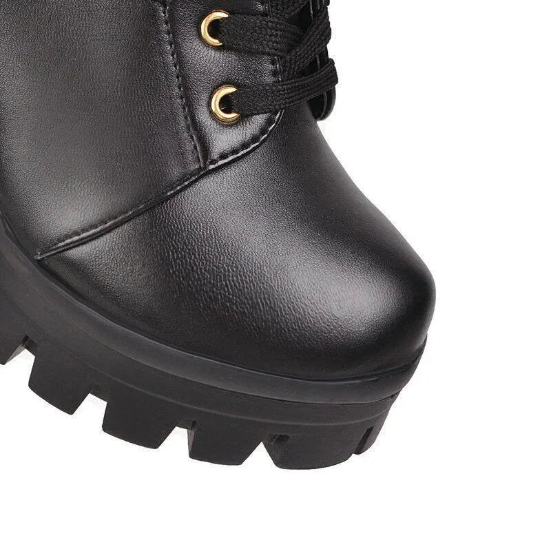 Victorian O-Ring Lace Boots