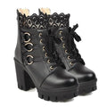 Victorian O-Ring Lace Boots