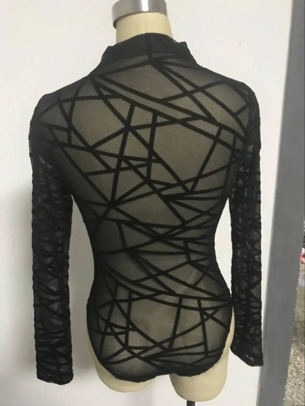 Long Sleeve Black Bodysuit