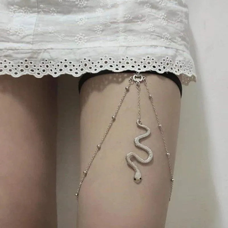 She Caught Me Snake Leg Ring