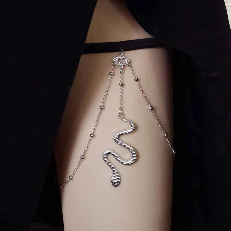 She Caught Me Snake Leg Ring