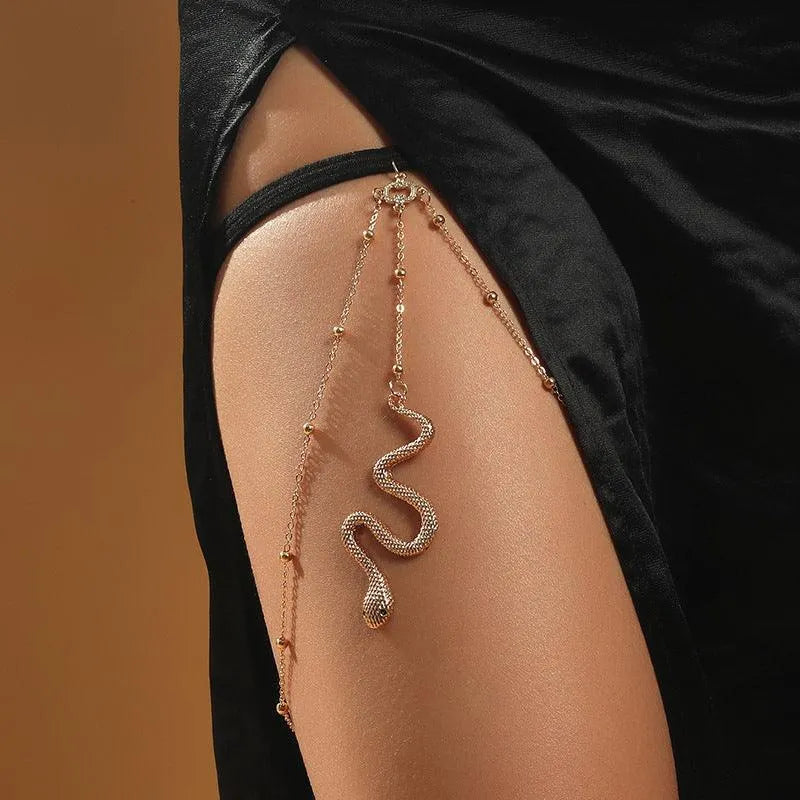 She Caught Me Snake Leg Ring