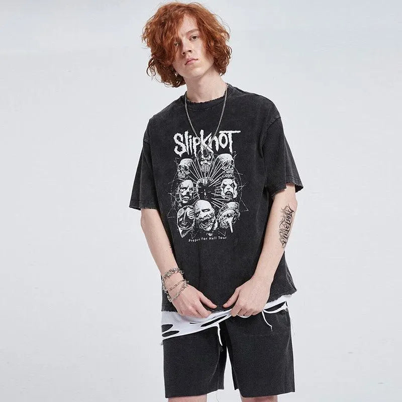 Retro Washed Oversized T-shirts
