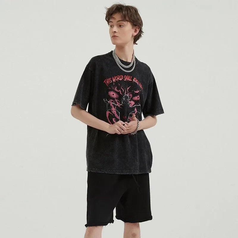 Retro Washed Oversized T-shirts