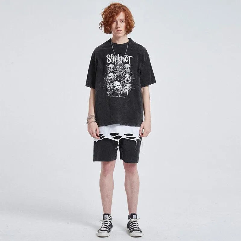Retro Washed Oversized T-shirts