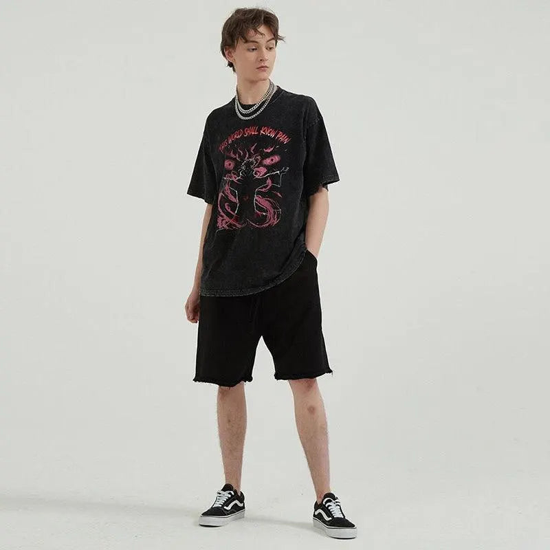 Retro Washed Oversized T-shirts