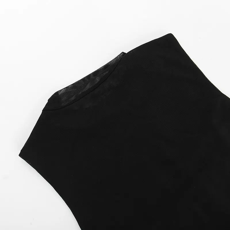 Cross Halter Undershirt Hipster Top