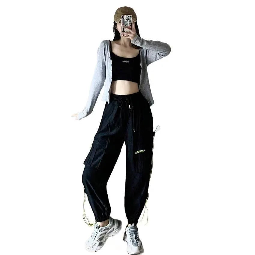 High Waist Sport Street Cargo Pants