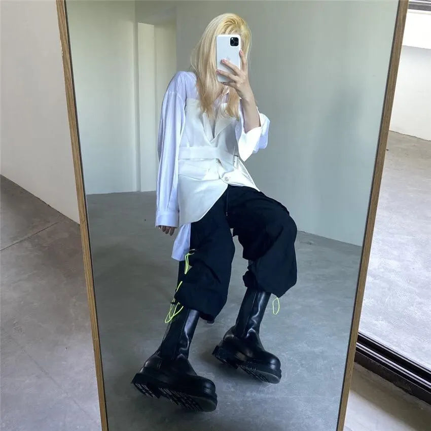 High Waist Sport Street Cargo Pants