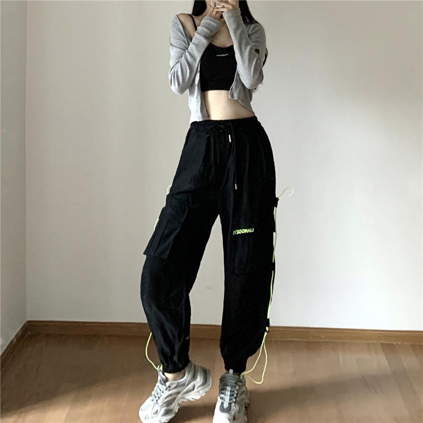 High Waist Sport Street Cargo Pants