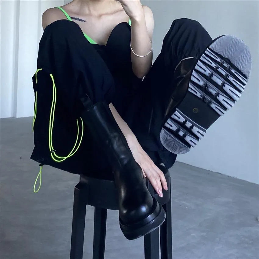 High Waist Sport Street Cargo Pants