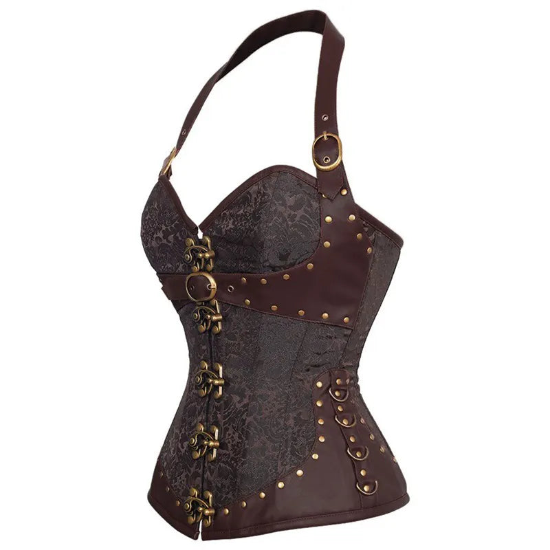 Palace Gothic Hanging Neck Steel Bone Corset