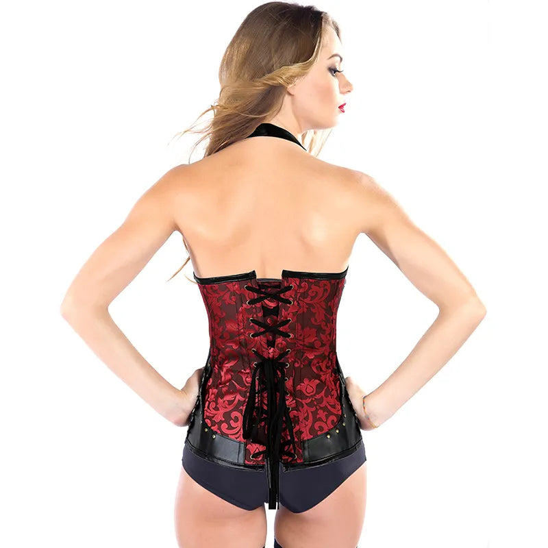 Palace Gothic Hanging Neck Steel Bone Corset