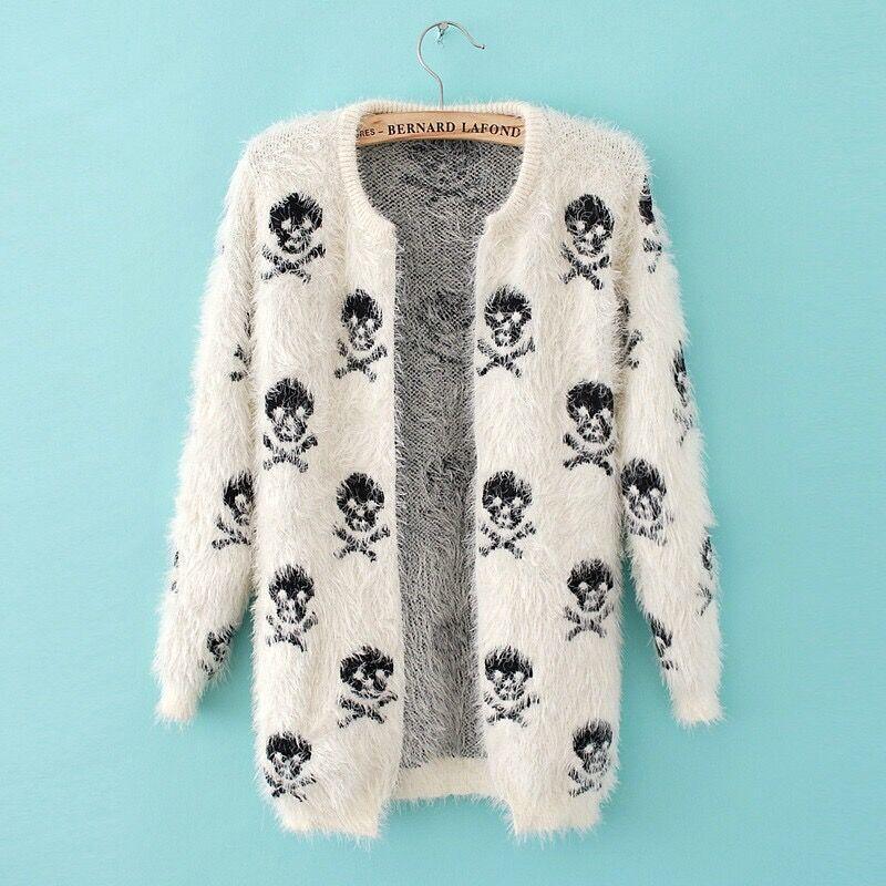 Skull Skeleton Cardigan