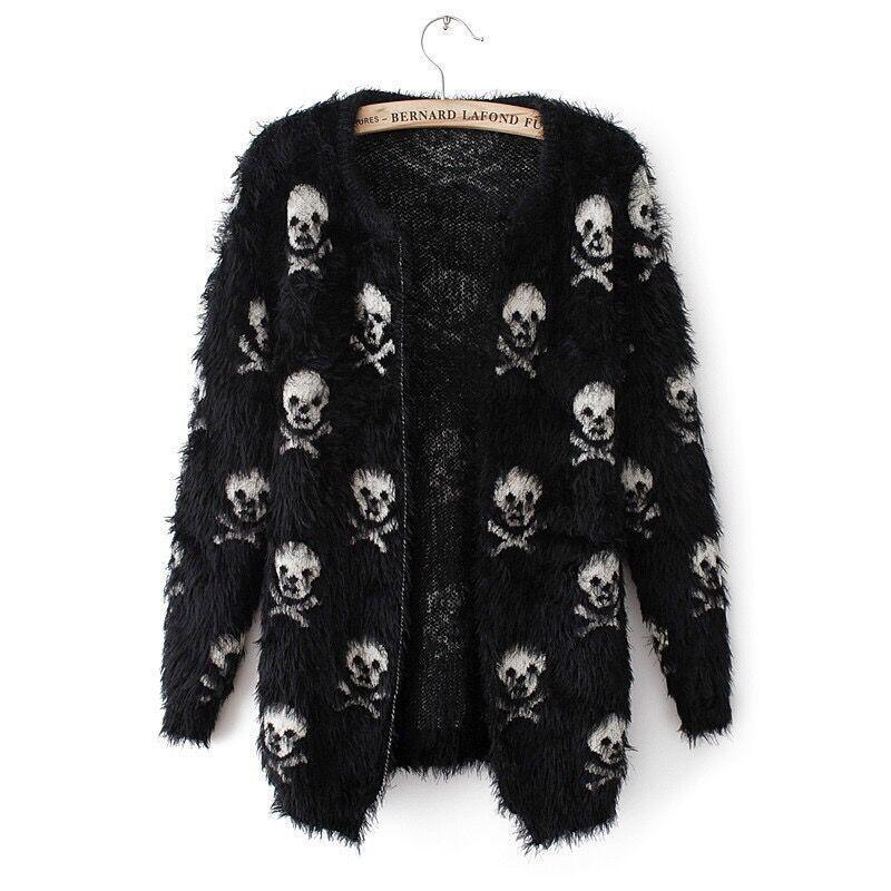 Skull Skeleton Cardigan