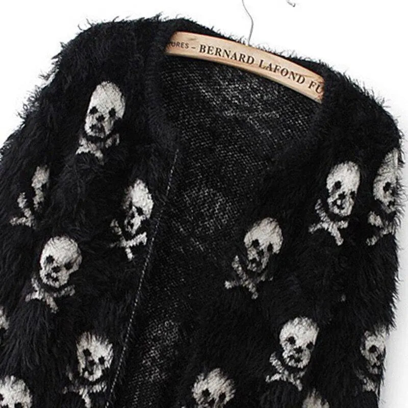 Skull Skeleton Cardigan