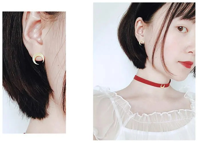 Moon Princess Earrings & Choker