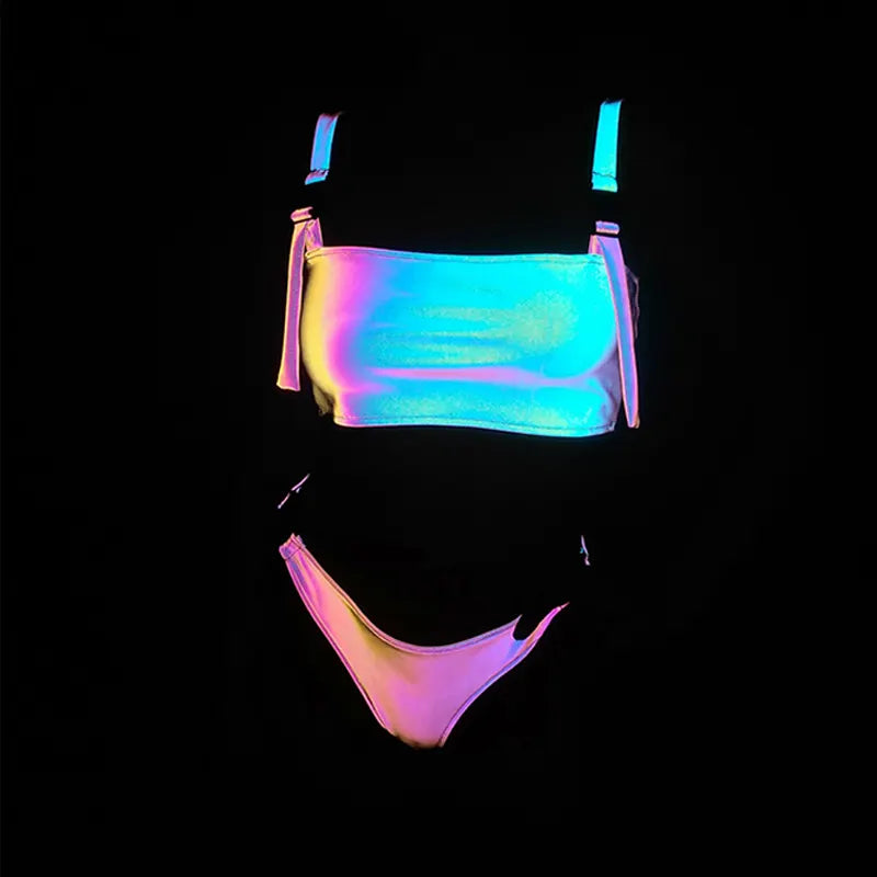 Night Glow Dazzling Reflective Bikini