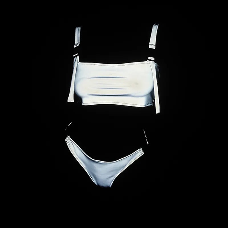 Night Glow Dazzling Reflective Bikini