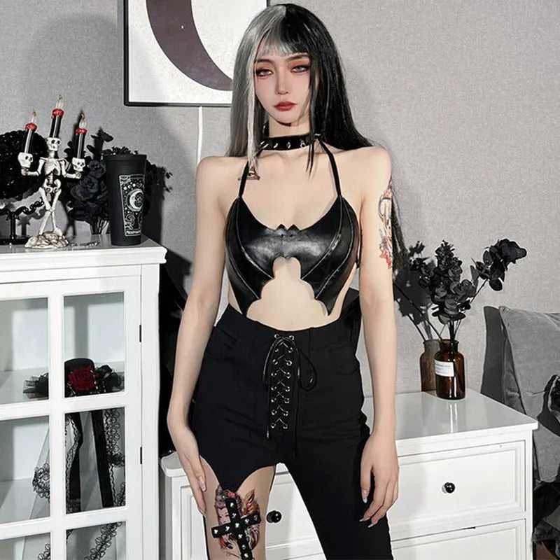 Sad Romance Leather Top