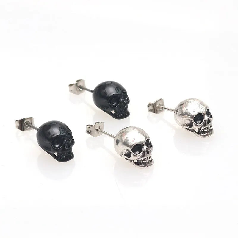 Grape Skulls Earrings