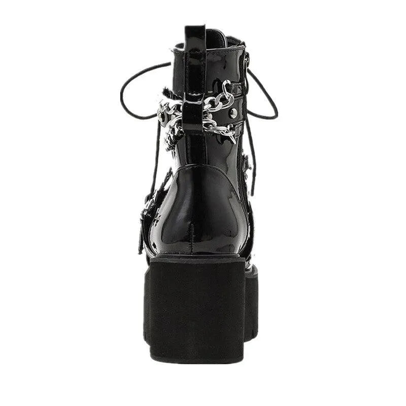 Chained Belt Boots
