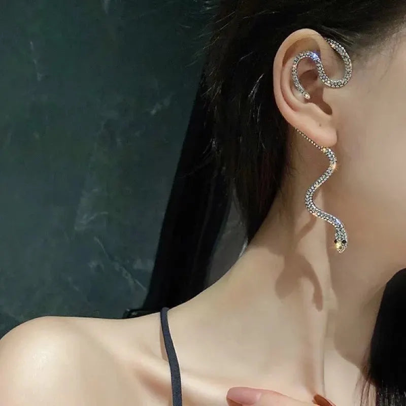 Snake Is Crawling Earrings