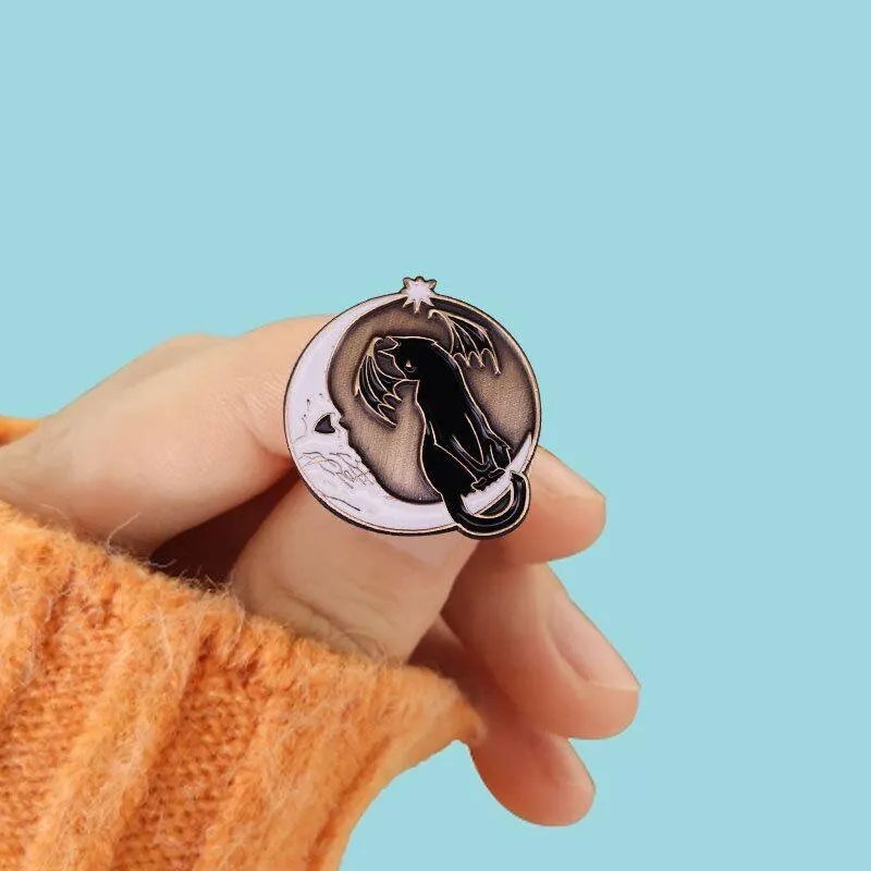 Mysterious Bat Brooch