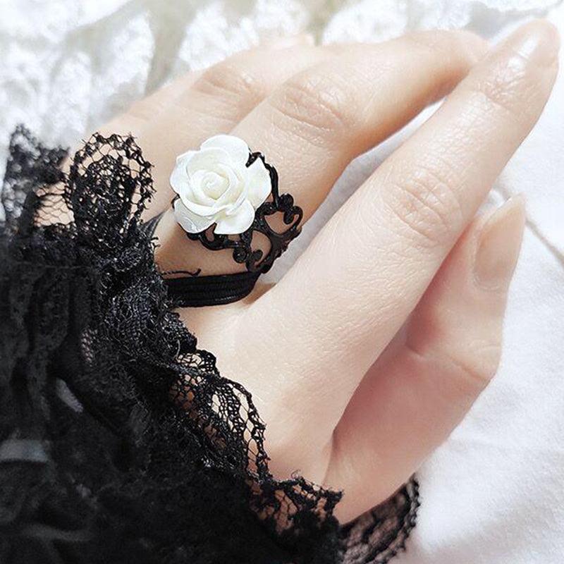 Vintage Rose Adjustable Ring