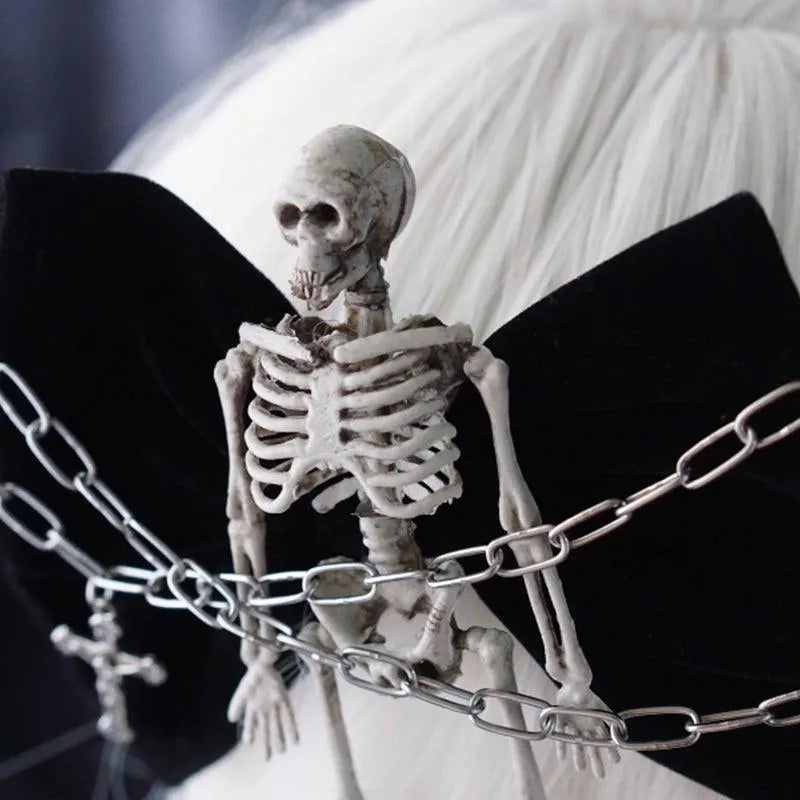 Skeleton Bowknot Hairpin
