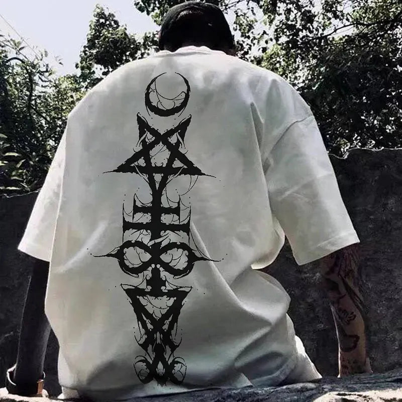 Gothic Summer Viking Totem T-shirt