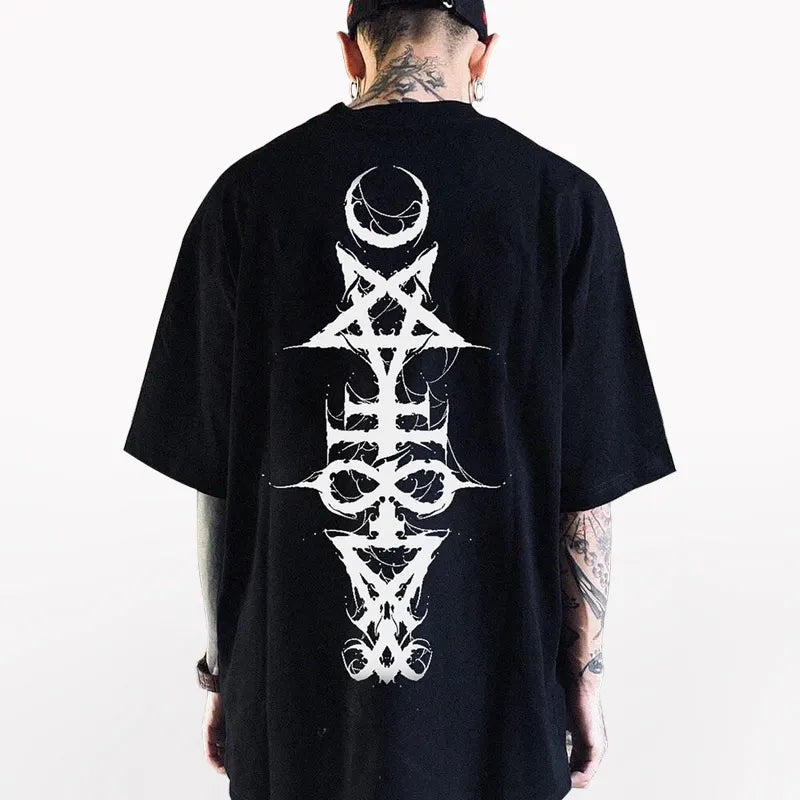 Gothic Summer Viking Totem T-shirt