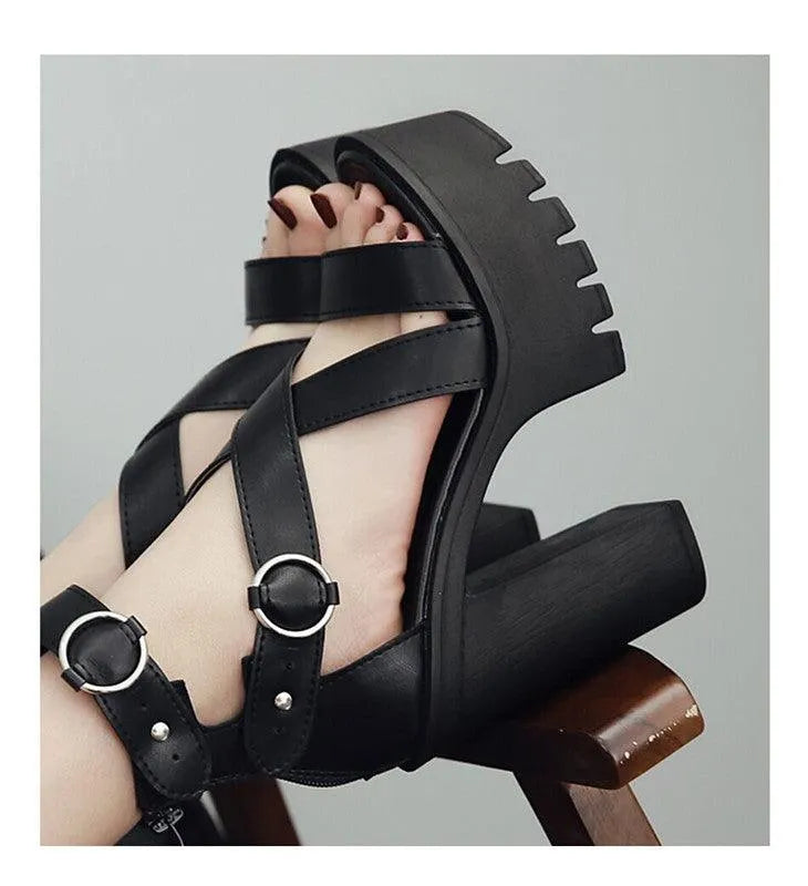 Roman High Heel Sandals