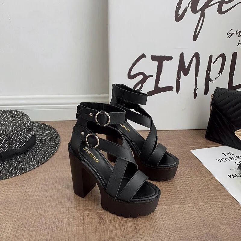Roman High Heel Sandals
